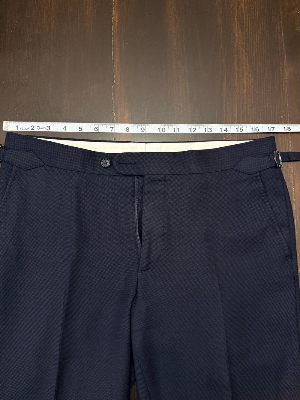 SUITSUPPLY Navy Single Breasted 36S S130 fabric - Picture 13 of 14